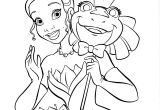 Coloriage Princesse Tiana à Imprimer the Princess & the Frog Coloring Page
