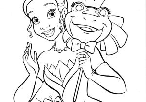 Coloriage Princesse Tiana à Imprimer the Princess & the Frog Coloring Page