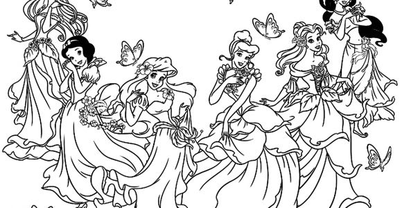 Coloriage Princesses Disney à Imprimer Gratuit Coloriage Princesse Disney C3 A0 Imprimer Coloriages