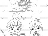 Coloriage Princessse Coloriage Princesse Chevalier atelier Enfants