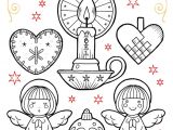 Coloriage Professionnel A Imprimer Dessin   Colorier De Décorations De No L Petits Anges Et