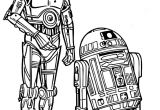 Coloriage R2d2 C3po to Print Coloriage Star Wars C6po C3po 2 Click On the Printer