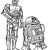 Coloriage R2d2 C3po to Print Coloriage Star Wars C6po C3po 2 Click On the Printer