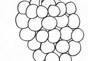 Coloriage Raisin Maternelle Coloriage D Une Grappe De Raisin Tªte   Modeler
