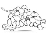 Coloriage Raisin Vigne Coloriage Raisins