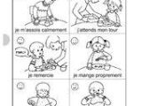 Coloriage Règles De Vie Maternelle L Imagerie La Cantine Rentrée Pinterest