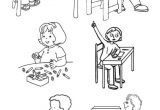 Coloriage Règles De Vie Maternelle Respect School
