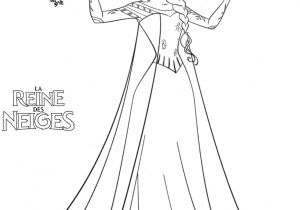 Coloriage Reine Des Neige Elsa La Reine Des Neiges Elsa Dessin