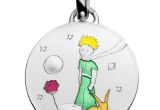 Coloriage Renard Petit Prince Médaille Le Petit Prince Sur Sa Plan¨te Colorisée Argent 950°