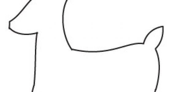 Coloriage Renne De Noel A Imprimer Gabarit Renne