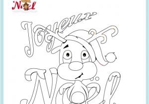 Coloriage Renne De Noel A Imprimer L Activité Du Mercredi Le Coloriage Du Renne De No L