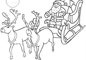 Coloriage Rennes Traineau Le Traineau Du P¨re No L Coloriages De No L   Imprimer