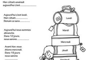 Coloriage Rentrée Des Classes Ce2 Les Mois French Le Temps Pinterest