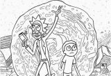 Coloriage Rick Et Morty Coloriage Rick Et Morty Coloriage à Imprimer Coloriage