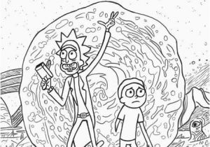 Coloriage Rick Et Morty Coloriage Rick Et Morty Coloriage à Imprimer Coloriage