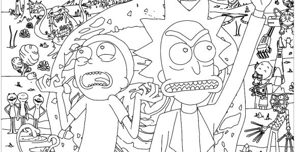 Coloriage Rick Et Morty Rick and Morty Coloring Pages Best Coloring Pages for Kids