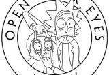 Coloriage Rick Et Morty Tete De Mort Coloriages Difficiles Pour Adultes