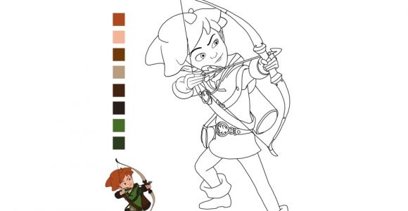 Coloriage Robin Des Bois Tf1 Coloriage   Imprimer Robin Des Bois Ouftivi