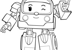 Coloriage Robot Car Poli à Imprimer Coloriage Robocar Poli Ambre