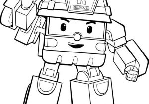Coloriage Robot Car Poli à Imprimer Coloriage Robocar Poli Roy