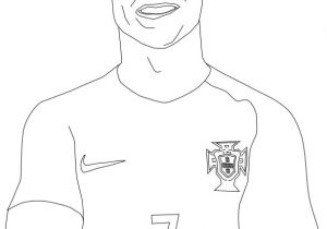 Coloriage Ronaldo A Imprimer Coloriage Cristiano Ronaldo Au Portugal à Imprimer