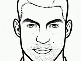 Coloriage Ronaldo A Imprimer Coloriage Cristiano Ronaldo Cr7 Visage Jecolorie