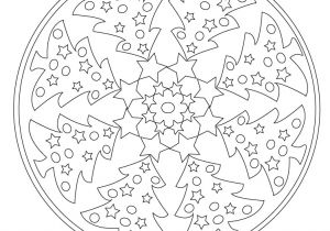 Coloriage Rosace à Imprimer Gratuit Coloriage Mandala Noel   Colorier Dessin   Imprimer