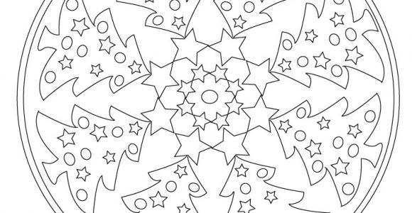 Coloriage Rosace à Imprimer Gratuit Coloriage Mandala Noel   Colorier Dessin   Imprimer