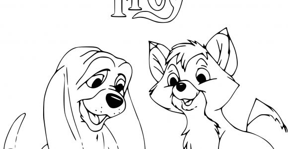 Coloriage Rox Et Rouky Coloriage Rox Et Rouky Disney   Imprimer
