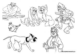 Coloriage Rox Et Rouky Rox Et Rouky S D Animation – Coloriages   Imprimer