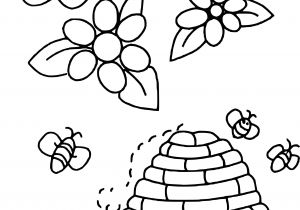 Coloriage Ruche D Abeille Coloriage Ruche Abeille à Imprimer