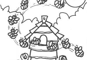 Coloriage Ruche D Abeille Dessin Abeille Ruche Yx19