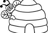 Coloriage Ruche D Abeille Dessin Abeille Ruche Yx19