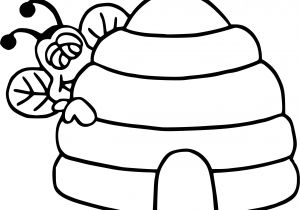 Coloriage Ruche D Abeille Dessin Abeille Ruche Yx19