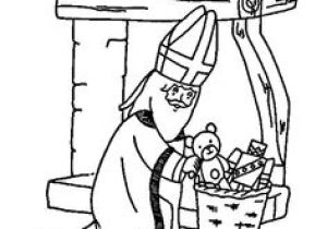 Coloriage Saint Nicolas à Imprimer Gratuit A Colorier Une Petite Fille Jouant Au Puzzle Offert Par Saint