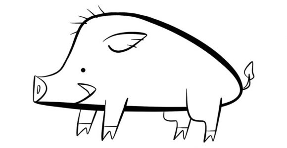 Coloriage Sanglier Marcassins Sanglier 19 Animaux – Coloriages   Imprimer