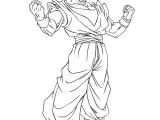 Coloriage Sangohan Super Sayen 3 Dragon Ball Z Line Art In Color