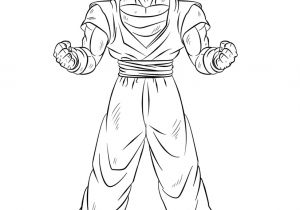 Coloriage Sangoku Super Sayen 2 Dibujos Para Colorear Fáciles De Dibujar Y Pintar