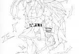 Coloriage Sangoku Super Sayen 2 Super Saiyan Dessin Facile Dragon Ball