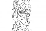 Coloriage Sangoku Super Sayen 2 Super Saiyan Dessin Facile Dragon Ball
