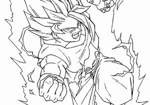 Coloriage Sangoku Super Sayen 2 Super Saiyan Dessin Facile Dragon Ball