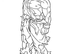 Coloriage Sangoku Super Sayen 2 Super Saiyan Dessin Facile Dragon Ball