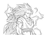 Coloriage Sangoku Super Sayen 4 Coloriage Sangoku Super Sayen 5 Coloriage Dragon Ball Z Sangoku