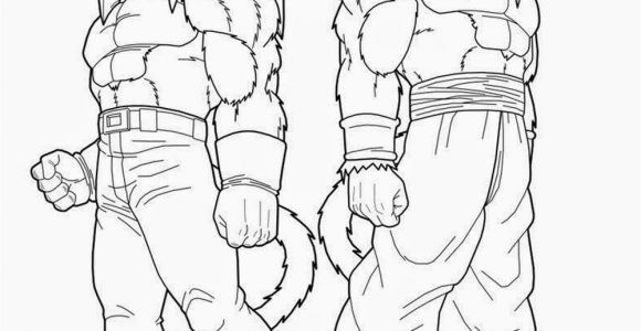 Coloriage Sangoku Super Sayen 4 Dibujo De Goku Y Ve A Fase 4 De Drago Goku Pinterest