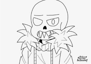Coloriage Sans Dépasser à Imprimer Dessin Undertale Sans
