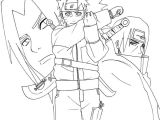 Coloriage Sasuke Et Itachi Naruto Coloring Pages