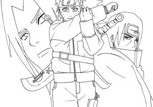 Coloriage Sasuke Et Itachi Naruto Coloring Pages