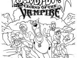 Coloriage Scooby Doo Gratuit Coloriage Scooby Doo Vampire Jalloween Dessin