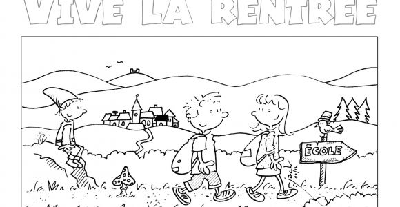 Coloriage Septembre Danger école Danger école Ao T 2015