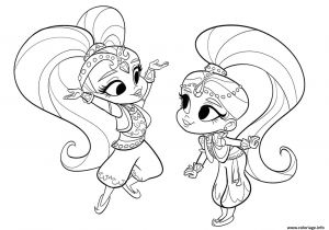 Coloriage Shimmer Et Shine Coloriage Shimmer Et Shine Jecolorie